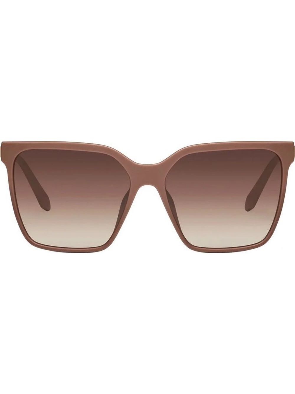 QUAY Level Up Remixed sunglasses, matte brown, like new